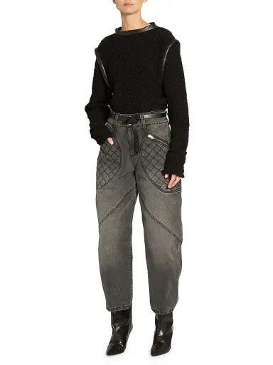 Isabel Marant Women's Kirka Leather Wrap Belt - Black | Thumbnail 3 Isabel Marant Women's Kirka Leather Wrap Belt - Black | Thumbnail 3
