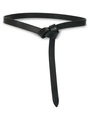 Isabel Marant Women's Kirka Leather Wrap Belt - Black | Thumbnail 1 Isabel Marant Women's Kirka Leather Wrap Belt - Black | Thumbnail 1