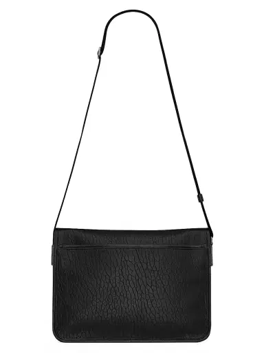 Saint Laurent Men's Niki Messenger Bag In Grained Leather - Black | Thumbnail 5 Saint Laurent Men's Niki Messenger Bag In Grained Leather - Black | Thumbnail 5