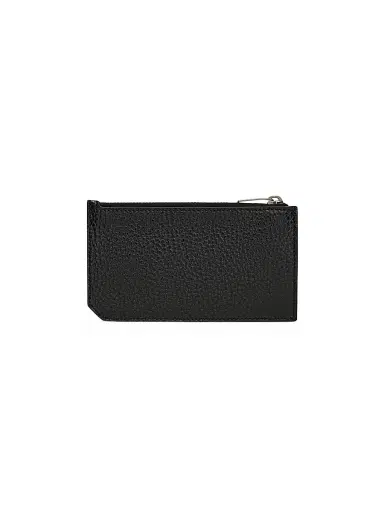 Saint Laurent Men's Tiny Cassandre Fragments Zipped Card Case | Thumbnail 2 Saint Laurent Men's Tiny Cassandre Fragments Zipped Card Case | Thumbnail 2
