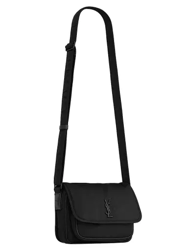 Saint Laurent Men's Niki Small Messenger Bag In Nylon | Thumbnail 4 Saint Laurent Men's Niki Small Messenger Bag In Nylon | Thumbnail 4