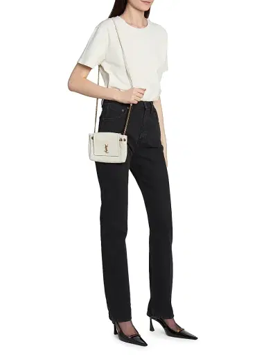 Saint Laurent Women's Mini Nolita In Lambskin | Thumbnail 2 Saint Laurent Women's Mini Nolita In Lambskin | Thumbnail 2