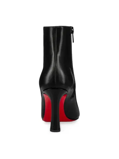 Christian Louboutin Women's So Eleonor 85MM Leather Booties - Black | Thumbnail 3 Christian Louboutin Women's So Eleonor 85MM Leather Booties - Black | Thumbnail 3