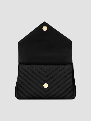 Saint Laurent Women's College Medium Shoulder Bag in Quilted Leather - Nero | Thumbnail 5 Saint Laurent Women's College Medium Shoulder Bag in Quilted Leather - Nero | Thumbnail 5