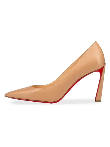Christian Louboutin Women's Condora 85MM Leather Pumps - Beige | Thumbnail 3 Christian Louboutin Women's Condora 85MM Leather Pumps - Beige | Thumbnail 3