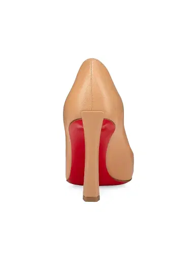 Christian Louboutin Women's Condora 85MM Leather Pumps - Beige | Thumbnail 4 Christian Louboutin Women's Condora 85MM Leather Pumps - Beige | Thumbnail 4