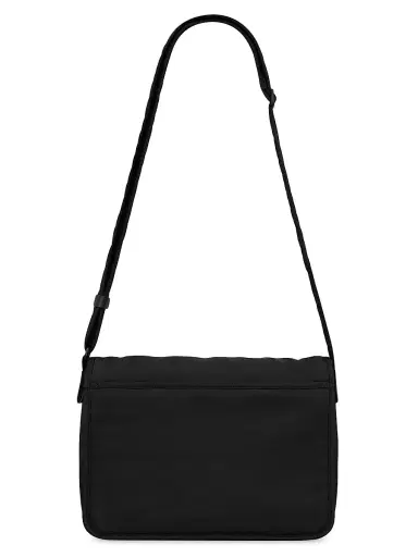 Saint Laurent Men's Niki Messenger Bag In Econyl - Black | Thumbnail 6 Saint Laurent Men's Niki Messenger Bag In Econyl - Black | Thumbnail 6