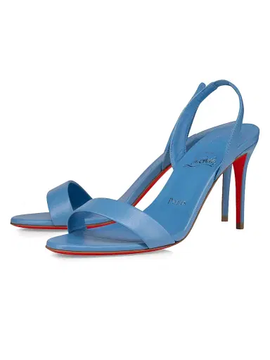 Christian Louboutin Women's O Marylin 85MM Leather Sandals - Black | Thumbnail 2 Christian Louboutin Women's O Marylin 85MM Leather Sandals - Black | Thumbnail 2