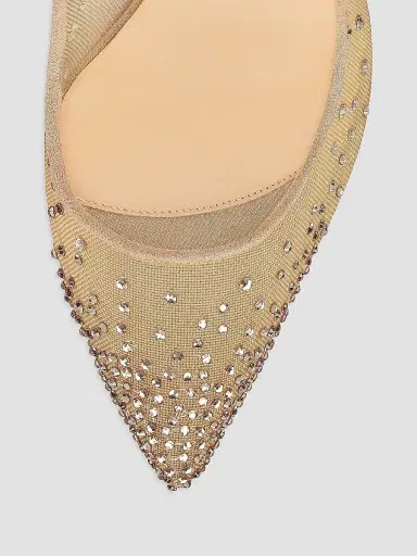 Christian Louboutin Women's Follies 100MM Mesh Strass Pumps | Thumbnail 4 Christian Louboutin Women's Follies 100MM Mesh Strass Pumps | Thumbnail 4