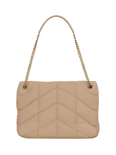 Saint Laurent Women's Puffer Medium in Nappa Leather - Dark Beige | Thumbnail 6 Saint Laurent Women's Puffer Medium in Nappa Leather - Dark Beige | Thumbnail 6