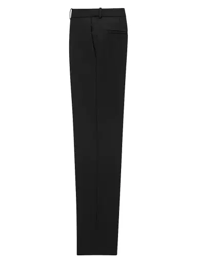Saint Laurent Men's Pants in Wool Gabardine | Thumbnail 2 Saint Laurent Men's Pants in Wool Gabardine | Thumbnail 2