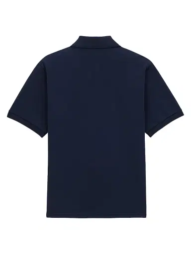 Saint Laurent Men's Cassandre Polo Shirt in Pique - Marine | Thumbnail 2 Saint Laurent Men's Cassandre Polo Shirt in Pique - Marine | Thumbnail 2