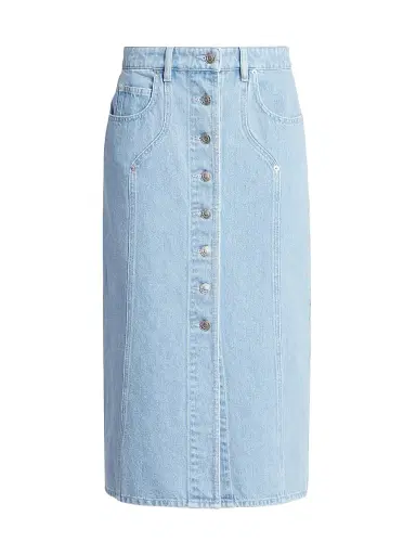 ISABEL MARANT ÉTOILE Women's Vandy Denim Button-Front Skirt | Thumbnail 1 ISABEL MARANT ÉTOILE Women's Vandy Denim Button-Front Skirt | Thumbnail 1