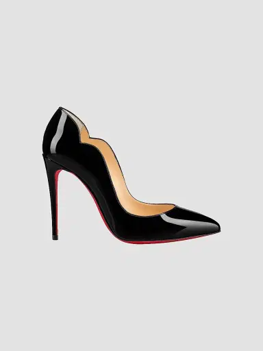 Christian Louboutin Women's Hot Chick 100MM Leather Pumps - Bianco | Thumbnail 2 Christian Louboutin Women's Hot Chick 100MM Leather Pumps - Bianco | Thumbnail 2