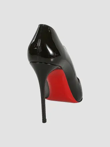 Christian Louboutin Women's Hot Chick 100MM Leather Pumps - Bianco | Thumbnail 6 Christian Louboutin Women's Hot Chick 100MM Leather Pumps - Bianco | Thumbnail 6