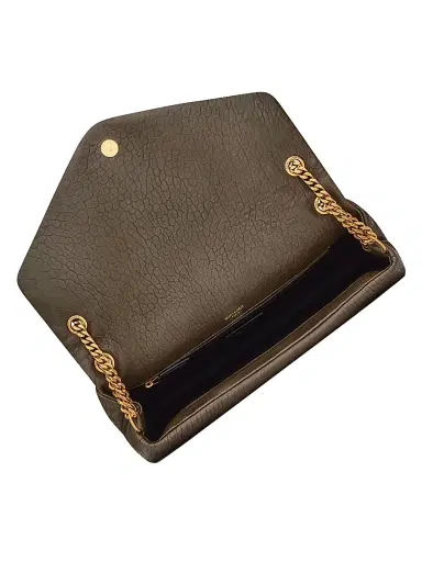 Saint Laurent Women's Calypso Bag in Grained Lambskin - Light Musk | Thumbnail 4 Saint Laurent Women's Calypso Bag in Grained Lambskin - Light Musk | Thumbnail 4