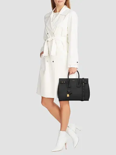 Saint Laurent Women's Sac De Jour Supple Top Handle Bag - Black | Thumbnail 2 Saint Laurent Women's Sac De Jour Supple Top Handle Bag - Black | Thumbnail 2