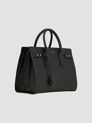 Saint Laurent Women's Sac De Jour Supple Top Handle Bag - Black | Thumbnail 6 Saint Laurent Women's Sac De Jour Supple Top Handle Bag - Black | Thumbnail 6