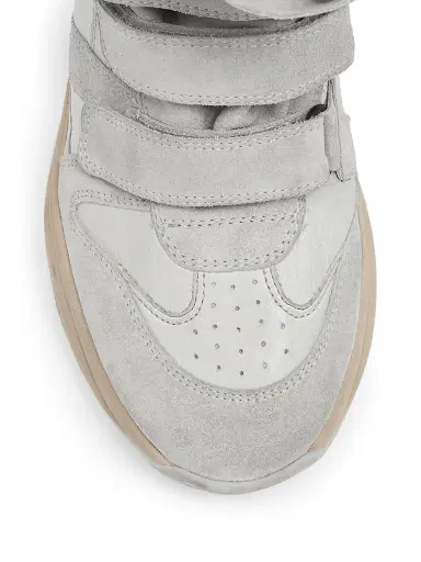 Isabel Marant Women's Balskee 50MM High-Top Wedge Sneakers - White - Size 11 | Thumbnail 4 Isabel Marant Women's Balskee 50MM High-Top Wedge Sneakers - White - Size 11 | Thumbnail 4
