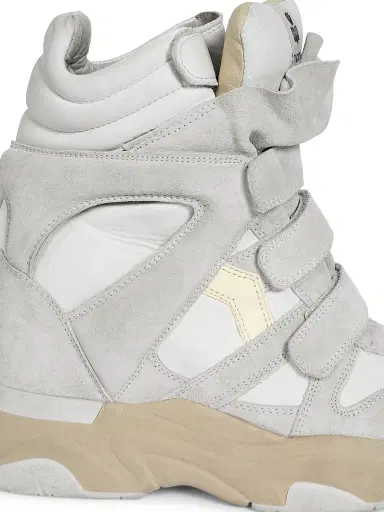 Isabel Marant Women's Balskee 50MM High-Top Wedge Sneakers - White - Size 11 | Thumbnail 6 Isabel Marant Women's Balskee 50MM High-Top Wedge Sneakers - White - Size 11 | Thumbnail 6