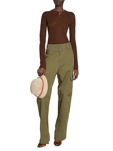 Saint Laurent Women's Cassandre Bucket Hat in Canvas | Thumbnail 2 Saint Laurent Women's Cassandre Bucket Hat in Canvas | Thumbnail 2