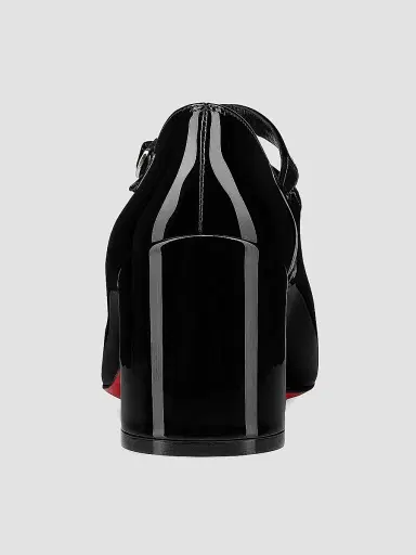 Christian Louboutin Women's Miss Jane 55MM Patent Leather Pumps - Black | Thumbnail 3 Christian Louboutin Women's Miss Jane 55MM Patent Leather Pumps - Black | Thumbnail 3