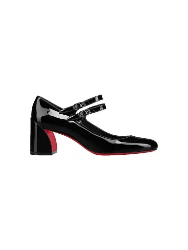 Christian Louboutin Women's Miss Jane 55MM Patent Leather Pumps - Black | Thumbnail 1 Christian Louboutin Women's Miss Jane 55MM Patent Leather Pumps - Black | Thumbnail 1