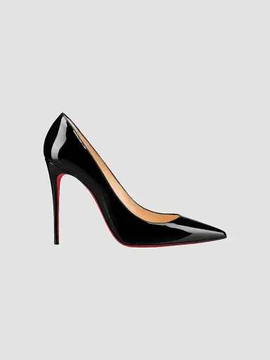 Christian Louboutin Women's Kate 100MM Patent Leather Pumps - Blush | Thumbnail 5 Christian Louboutin Women's Kate 100MM Patent Leather Pumps - Blush | Thumbnail 5
