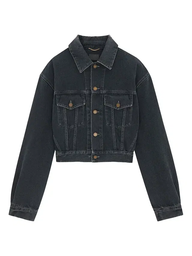 Women's 80's Jacket in Dark Denim - Dark Blue Black Women's 80's Jacket in Dark Denim - Dark Blue Black