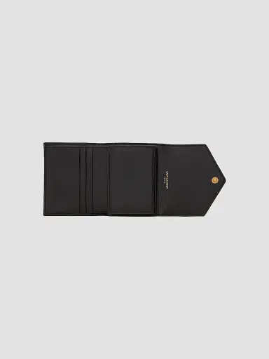 Saint Laurent Women's Cassandre Matelassé Multi-Fold Wallet in Leather - Crema Soft | Thumbnail 6 Saint Laurent Women's Cassandre Matelassé Multi-Fold Wallet in Leather - Crema Soft | Thumbnail 6