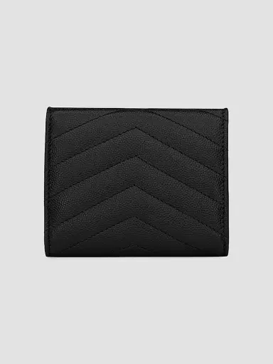 Saint Laurent Women's Cassandre Matelassé Multi-Fold Wallet in Leather - Crema Soft | Thumbnail 8 Saint Laurent Women's Cassandre Matelassé Multi-Fold Wallet in Leather - Crema Soft | Thumbnail 8