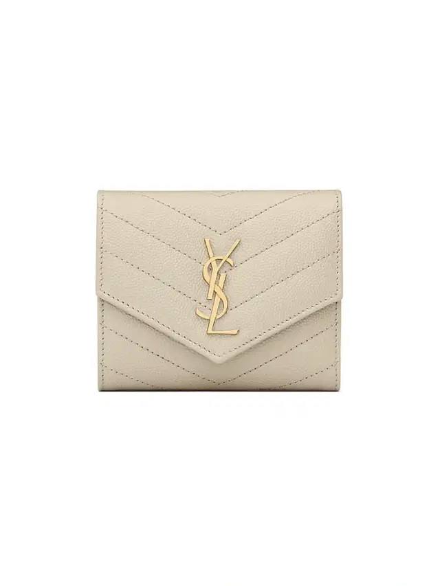 Women's Cassandre Matelassé Multi-Fold Wallet in Leather - Crema Soft Women's Cassandre Matelassé Multi-Fold Wallet in Leather - Crema Soft