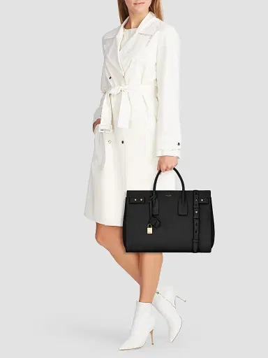 Saint Laurent Women's Sac De Jour Supple Medium In Grained Leather | Thumbnail 2 Saint Laurent Women's Sac De Jour Supple Medium In Grained Leather | Thumbnail 2