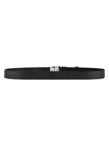 Givenchy Men's 4G Release Buckle Belt In Leather And Webbing - Black | Thumbnail 3 Givenchy Men's 4G Release Buckle Belt In Leather And Webbing - Black | Thumbnail 3