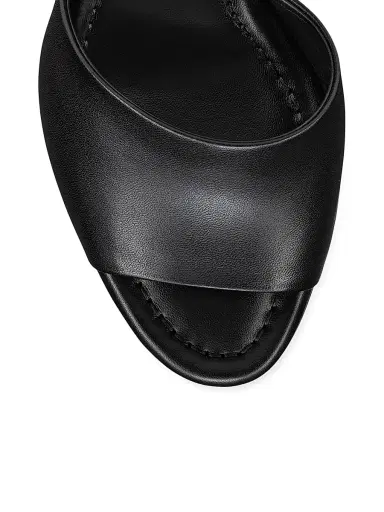 Christian Louboutin Women's Jane 85MM Leather Mules - Black | Thumbnail 4 Christian Louboutin Women's Jane 85MM Leather Mules - Black | Thumbnail 4