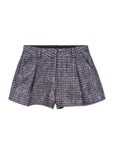 Maje Women's Tweed Shorts - Silver | Thumbnail 7 Maje Women's Tweed Shorts - Silver | Thumbnail 7
