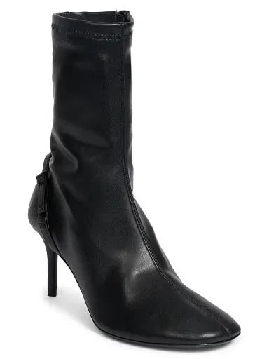 Courreges Women's 424 Oblique-Strap Ankle Boots - Black | Thumbnail 2 Courreges Women's 424 Oblique-Strap Ankle Boots - Black | Thumbnail 2