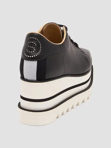 Stella McCartney Women's Elyse Platform Sneakers - Black - Size 11 | Thumbnail 3 Stella McCartney Women's Elyse Platform Sneakers - Black - Size 11 | Thumbnail 3