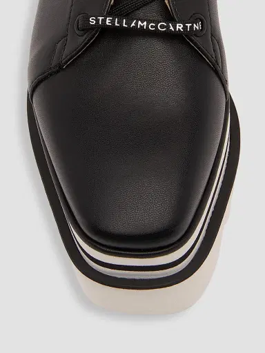 Stella McCartney Women's Elyse Platform Sneakers - Black - Size 11 | Thumbnail 4 Stella McCartney Women's Elyse Platform Sneakers - Black - Size 11 | Thumbnail 4