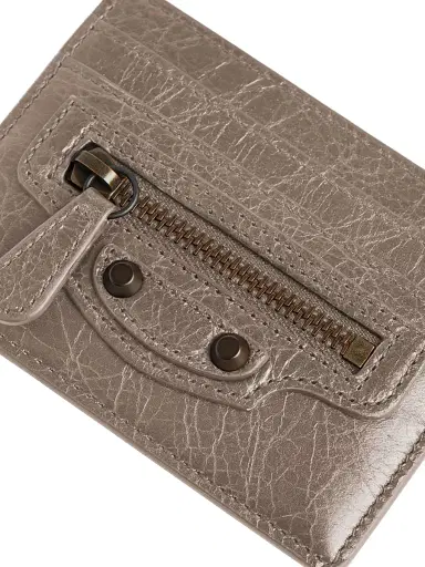 Balenciaga Women's Le City Card Holder - Dark Noix | Thumbnail 4 Balenciaga Women's Le City Card Holder - Dark Noix | Thumbnail 4