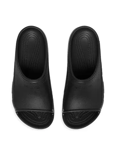 Balenciaga Men's Crocs Slide Sandals - Black | Thumbnail 5 Balenciaga Men's Crocs Slide Sandals - Black | Thumbnail 5