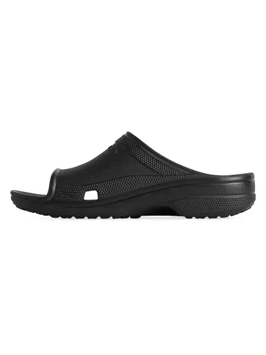 Balenciaga Men's Crocs Slide Sandals - Black | Thumbnail 6 Balenciaga Men's Crocs Slide Sandals - Black | Thumbnail 6