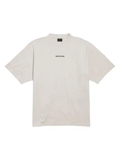 Balenciaga Back Medium Fit T-Shirt - White | Thumbnail 1 Balenciaga Back Medium Fit T-Shirt - White | Thumbnail 1