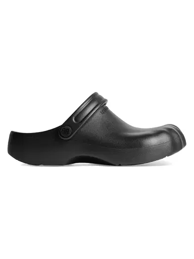 Balenciaga Men's Sunday Molded Mules - Black | Thumbnail 1 Balenciaga Men's Sunday Molded Mules - Black | Thumbnail 1