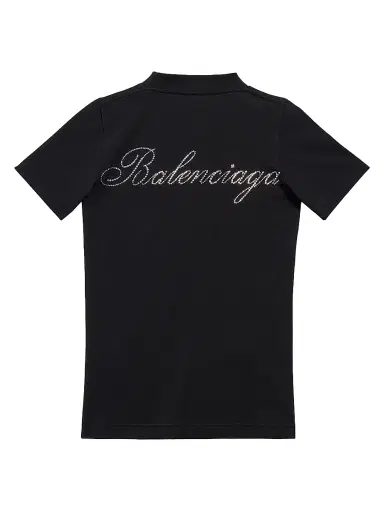Balenciaga Women's Handwritten T-Shirt Fitted - Black | Thumbnail 2 Balenciaga Women's Handwritten T-Shirt Fitted - Black | Thumbnail 2