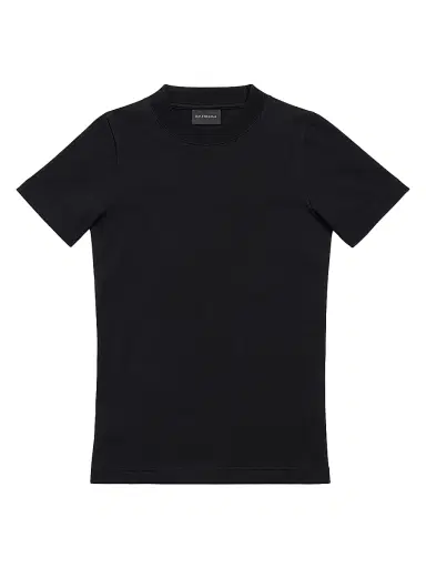 Balenciaga Women's Handwritten T-Shirt Fitted - Black | Thumbnail 1 Balenciaga Women's Handwritten T-Shirt Fitted - Black | Thumbnail 1