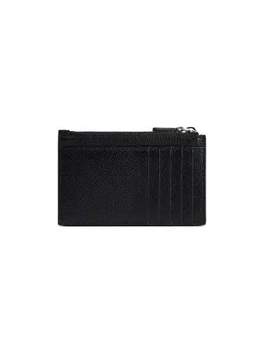 Balenciaga Men's Cash Large Long Coin and Card Holder - Black | Thumbnail 2 Balenciaga Men's Cash Large Long Coin and Card Holder - Black | Thumbnail 2