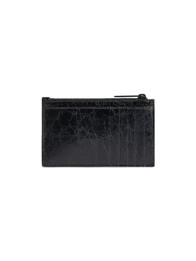 Balenciaga Men's Monaco Long Coin And Card Holder - Black | Thumbnail 2 Balenciaga Men's Monaco Long Coin And Card Holder - Black | Thumbnail 2