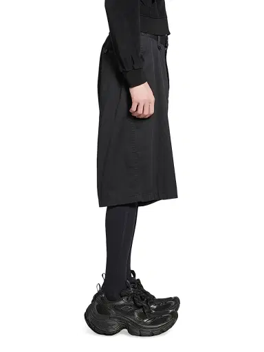 Balenciaga Men's Minimal Cargo Shorts - Black | Thumbnail 4 Balenciaga Men's Minimal Cargo Shorts - Black | Thumbnail 4