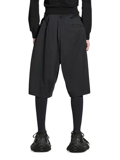 Balenciaga Men's Minimal Cargo Shorts - Black | Thumbnail 5 Balenciaga Men's Minimal Cargo Shorts - Black | Thumbnail 5
